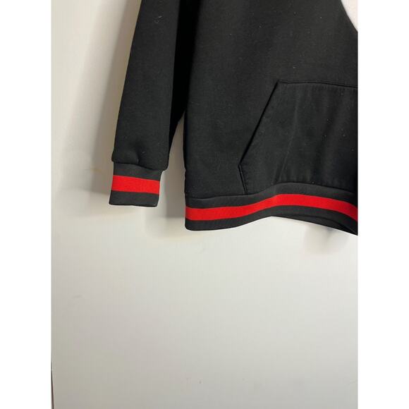 NBA Chicago Bulls Hoodie Kids Youth Large 14-16 Red/Gray/Black Colorblock L/S - Picture 2 of 12